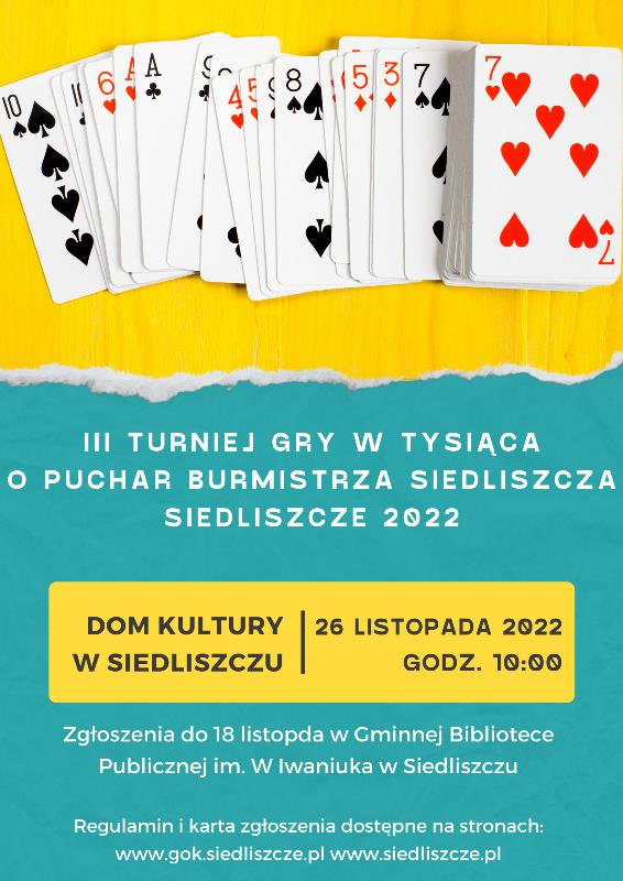 plakat turniej